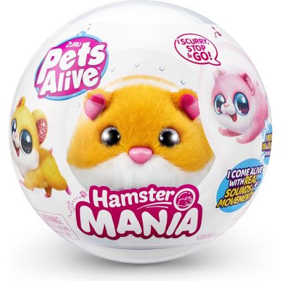 Интерактивная игрушка Pets &amp; Robo Alive S1 - Забавный хомячок (оранжевый) (9543-4)