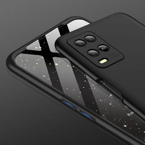 Чохол GKK 360 градусів для Oppo A54 / A55 колір Чорний | Зображення 3