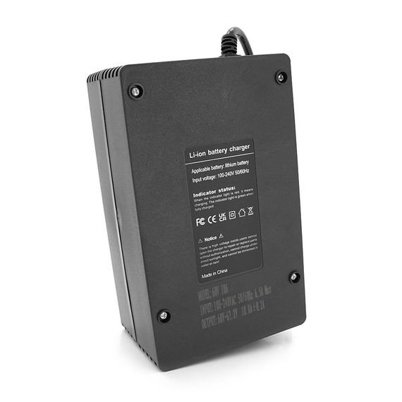 Зарядний пристрій для акумуляторів Li-ion 67,2V,16S,10A,750W, штекер Triangle plug (T-tipe/IEC/C13 N+L-) індикація, 220х122х86mm, | Зображення 2