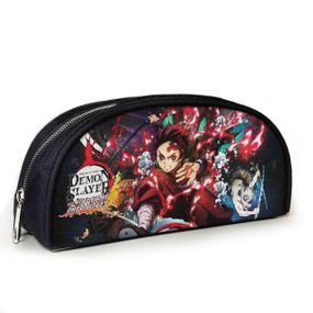 Пенал школьный с принтом Аниме Клинок, рассекающий демонов 23х10х8 см с принтом для мальчика (3796)