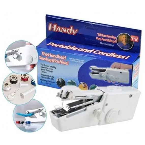 Електрична швейна машинка HANDY SWITCH CS-101B, Ручна швейна машинка зручна компактна GO-71 | Зображення 9