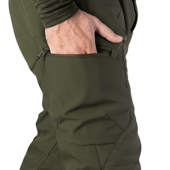 Зимові штани SoftShell Олива (6614), S XL | Зображення 3