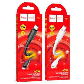 Кабель HOCO X84 Type-C to Type-C Solid 60W charging data cable