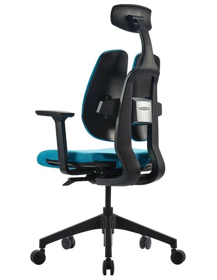 Кресло офисное DUOREST D2 blackblue ортопедическое | Зображення 4