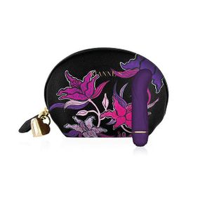 Мини вибратор для точки G Rianne S: Mini G Floral, 7 режимов работы, чехол-косметичка Deep Purple sexstyle