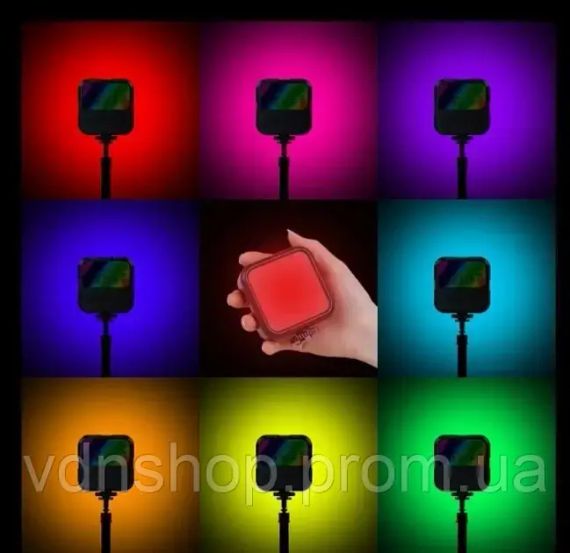Студийная LED лампа WL-R1, 23000-7000K, освещение для съемки, RGB подсветка | Зображення 5