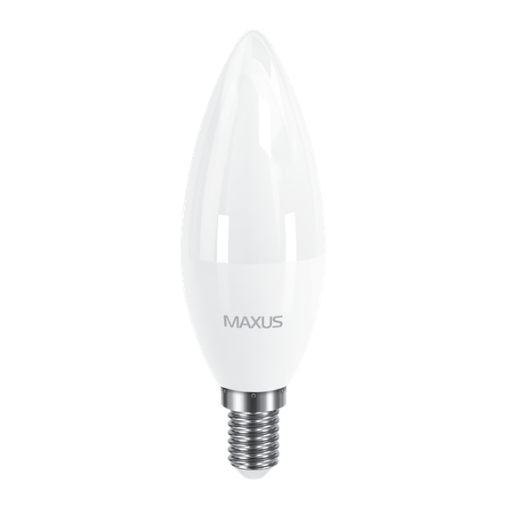 LED лампа MAXUS C37 6W тепле світло E14 (1-LED-533-01) | Зображення 1