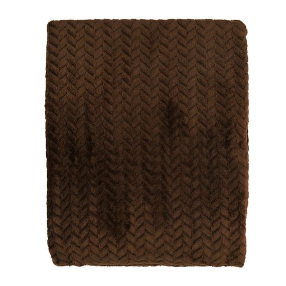 Плед Ardesto Jacquard Braid 160х200см, 100% поліестер, коричневий (ART0205JB)