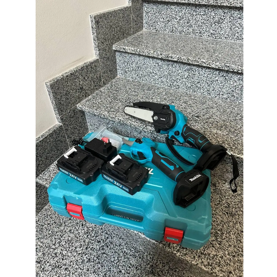 Набір 2в1 48V пила +секатор, набір електроінструментів 2в1 для саду, дачі, городу, у пластиковомуос кейсі | Зображення 9