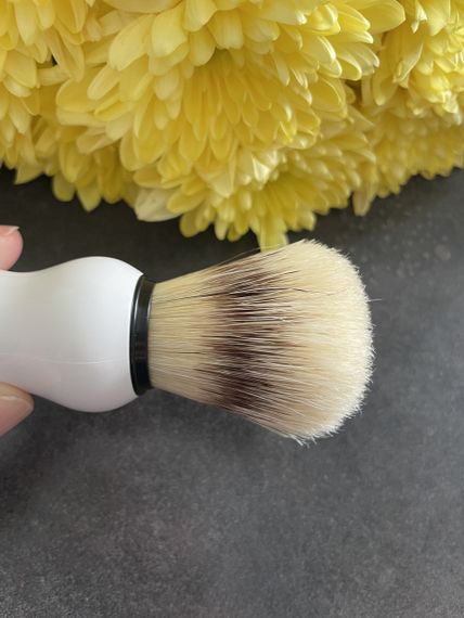 Помазок для бриття Men-U Pure Bristle Shaving Brush White | Зображення 5