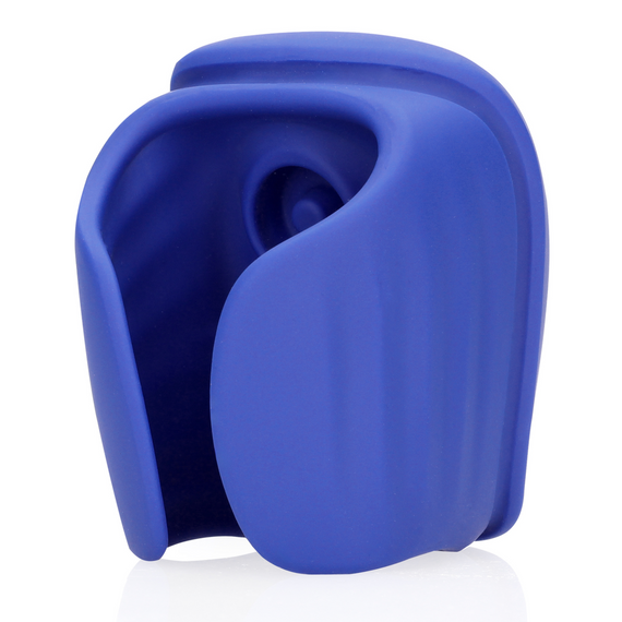 Мастурбатор чоловічий Loveline Tapping Blue – імітація постукування, автоматичний стимулятор, синій | Зображення 3