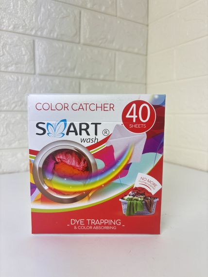 Smart Wash салфетки-ловушки для цветных вещей 40 шт