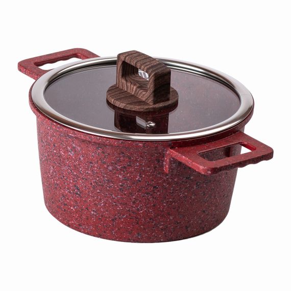 Алюминиевая кастрюля объемом 3 литра с крышкой Ø 20 (см), с антипригарным покрытием MGC HP-4-445R | Зображення 3