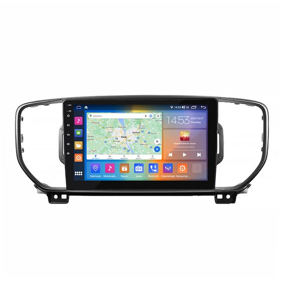 Штатна магнітола 9" Lesko для Kia Sportage IV 2016-2018 4/64Gb CarPlay 4G Wi-Fi GPS Prime IPS охлаждение Киа