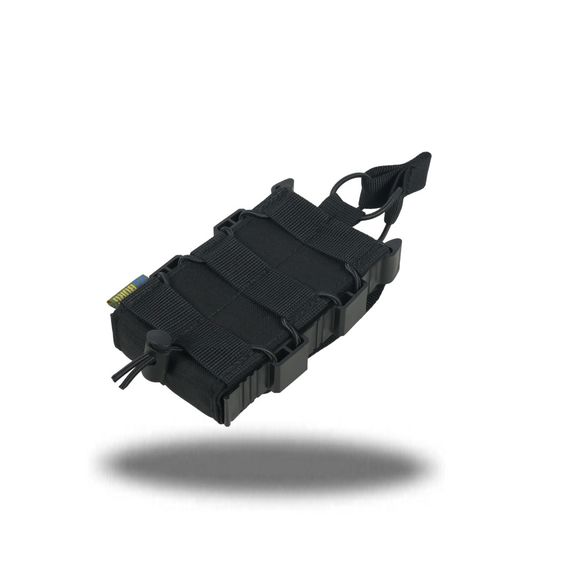 Жесткий усиленный тактический подсумок Kiborg GU Single Mag Pouch Black | Зображення 6