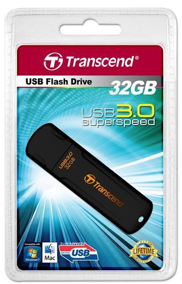 Накопитель Transcend 32GB USB 3.1 JetFlash 700 Black (TS32GJF700) | Зображення 2