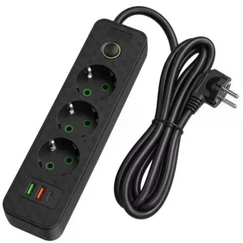 Мережевий подовжувач 26X-363 з USB і Type-C | Зображення 1