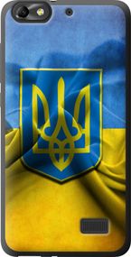 Чехол на Huawei Honor 4C Флаг и герб Украины 1 "375u-183-17620"