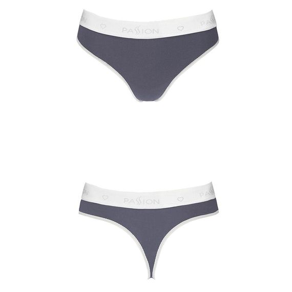 Спортивні трусики-стрінги Passion PS007 PANTIES dark grey, size L | Зображення 3