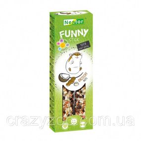 Ласощі для гризунів Nestor Gryzon Premium Funny Nuts з горіхами 115 г 2466/FU-GOR