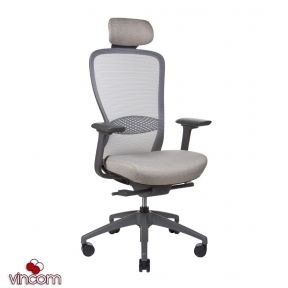 КРЕСЛО KRESLALUX IN-POINT (Gray  M61002) ЭРГОНОМИЧНОЕ