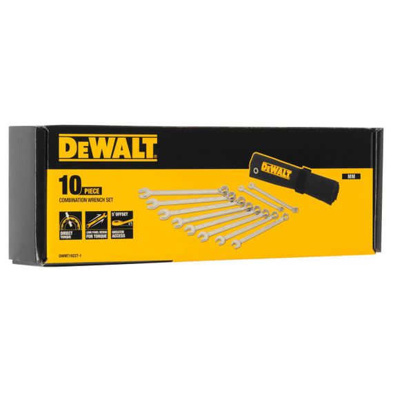 Набор ключей комбинированных, 10 штук DeWALT DWMT19227-1 | Зображення 2