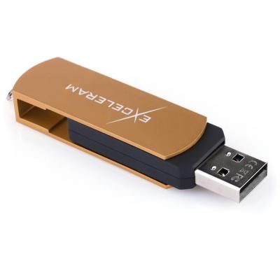 USB флеш накопичувач eXceleram 32GB P2 Series Brown/Black USB 2.0 (EXP2U2BRB32) (EXP2U2BRB32) | Зображення 4