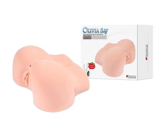 Мастурбатор Kokos OLIVIA SAY 2WayPlus з функцією масажу та вібрацією | Зображення 2