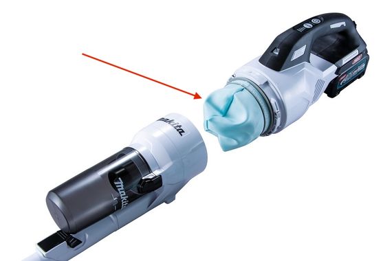 Фільтр HEPA для пилососів з циклонним сепаратором Makita CL001G, CL003G, DCL180, DCL181F, DCL283F, DCL284F, DCL286F (1910C9-5) | Зображення 5