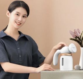 Ручний відпарювач 150мл вертикальний MD2102 800W / пароочисник для одягу