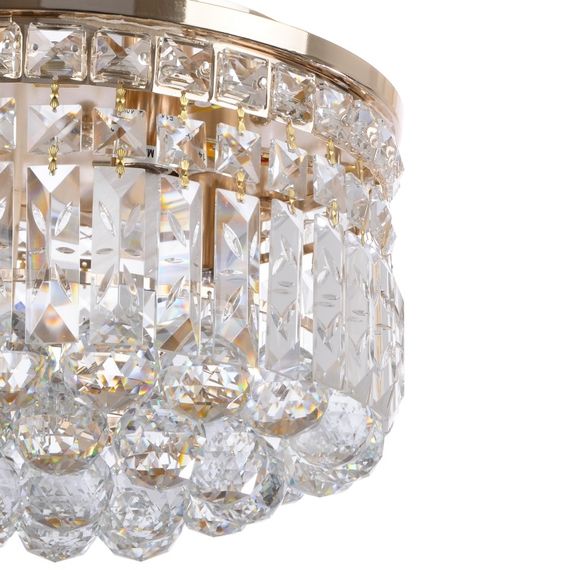 Люстра торт потолочная с подсветкой LED E14 40W Glass (BCL-613C/3) | Зображення 3