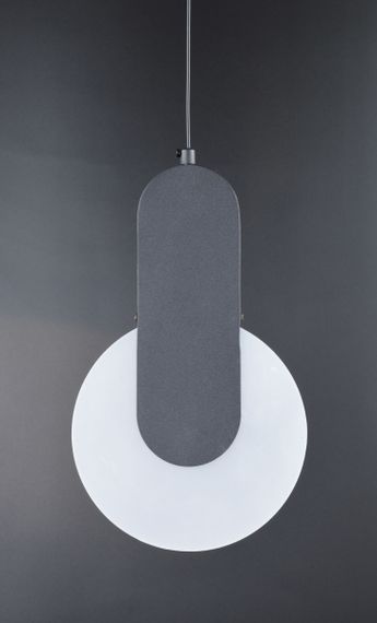 Люстра світлодіодна підвісна LED світильник для квартири на стелю лед 26501 Чорний 55-180х6х18 см. | Зображення 3