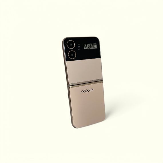 Кнопочный мобильный телефон раскладушка AIEK Flilo 4 на 4 сим карты Gold | Зображення 1