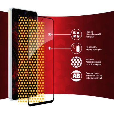 Стекло защитное Intaleo Full Glue Tecno Camon 19/19 Pro (1283126547270) | Зображення 5