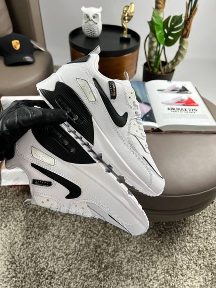 Мужские кроссовки Air Max 90  White Black Динаміка твого стилю весна / літо / осінь A4130 42 26,5 | Зображення 7