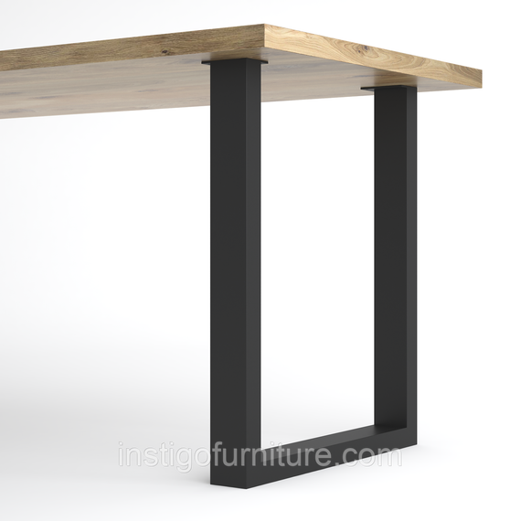 Опора ніжка для столу з металу 550×100mm, H=730mm (профільна труба: 80x40mm) | Зображення 2