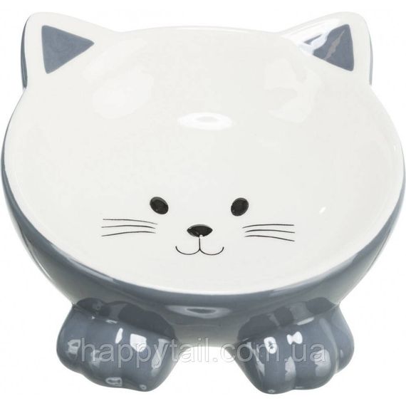 Миска Trixie для котів Котик керамічна 150 мл d-14 см | Зображення 3
