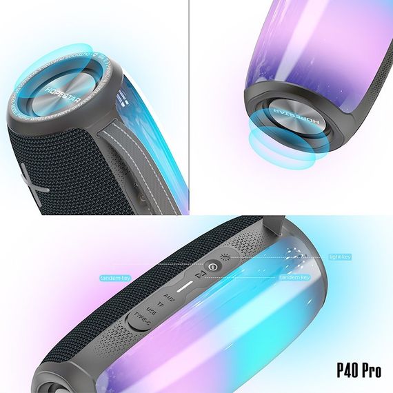 Портативна колонка з потужним звуком 60 Вт HOPESTAR P40 PRO (41095-P40 PRO_1243) | Зображення 5