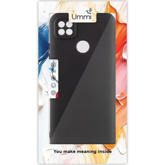 Чохол Silicone Cover Ummi Lakshmi Full Camera (AA) для Xiaomi Redmi 10A / 9C Чорний / Black | Зображення 2