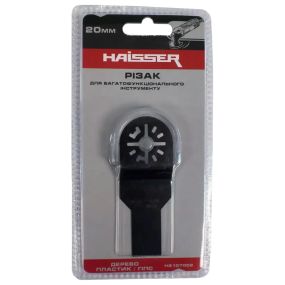 Різак г-подібний для реноватора - НS107002/8012301 HAISSER Дерево/пластик/гіпс; довжина 92мм; ширина 20мм; глибина різу 29мм;