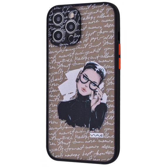 Чехол для Apple Iphone 12 Pro Max училка. Цвет: черный BD-35