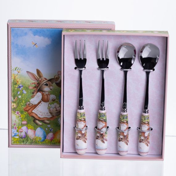 Набір столових приборів Rabbit Family 4 предмети на 2 персони HP-7323-12