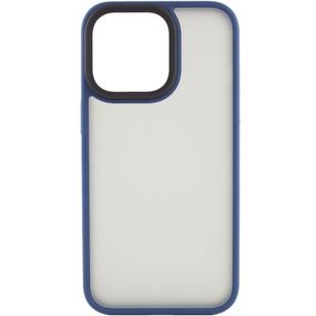 TPU+PC чехол Metal Buttons для Apple iPhone 14 (6.1") Синий
