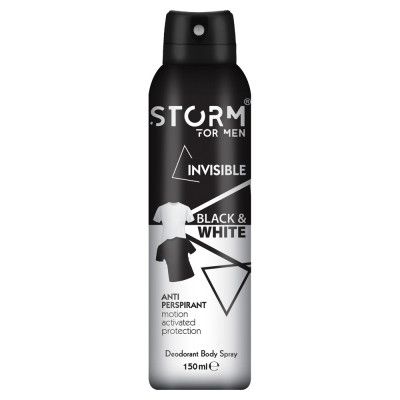 Мужской дезодорант-антиперспирант STORM для тела STORM Invisible 150 мл