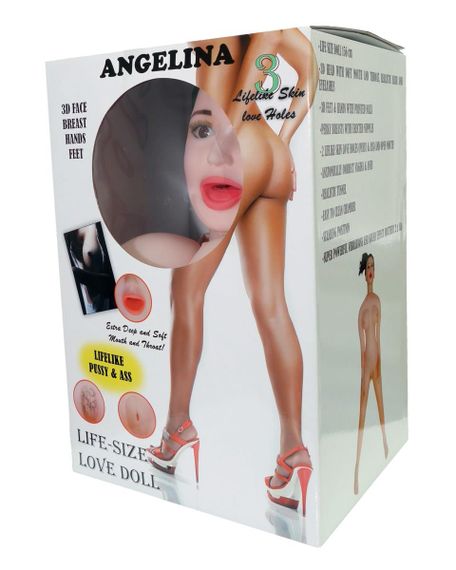 Надувна секс лялька з вібрацією - Angelina 3D | Зображення 1