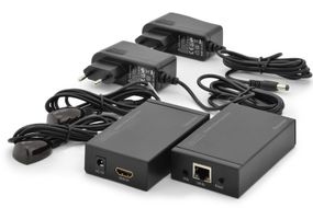 Удлинитель DIGITUS HDMI UTP CAT5/IP с функцией ИК, 120m (DS-55120)