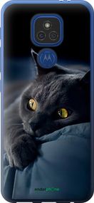 Чохол на Motorola E7 Plus Димчастий кіт "825u-2107-2448"