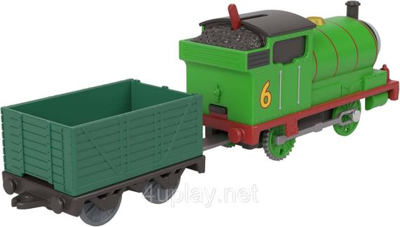 Классический моторизованный поезд Перси из юбилейной серии к 80-летию Thomas & Friends Оригинал Fisher-Price | Зображення 4