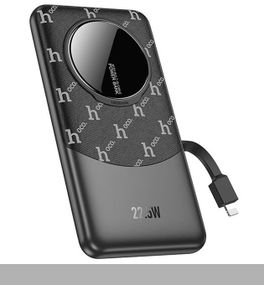 Power Bank Hoco Q29 Nobility 10000mAh з вбудованим кабелем і LED-дисплеєм, 22.5W+PD20W (47011-Q29_665)