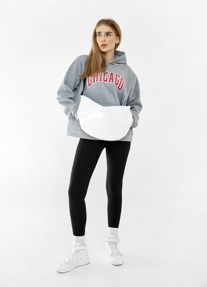 Сумка жіноча Sambag HOBO BAG-GLOVE Біла 25 х 58 х 4 см (53400008) | Зображення 7